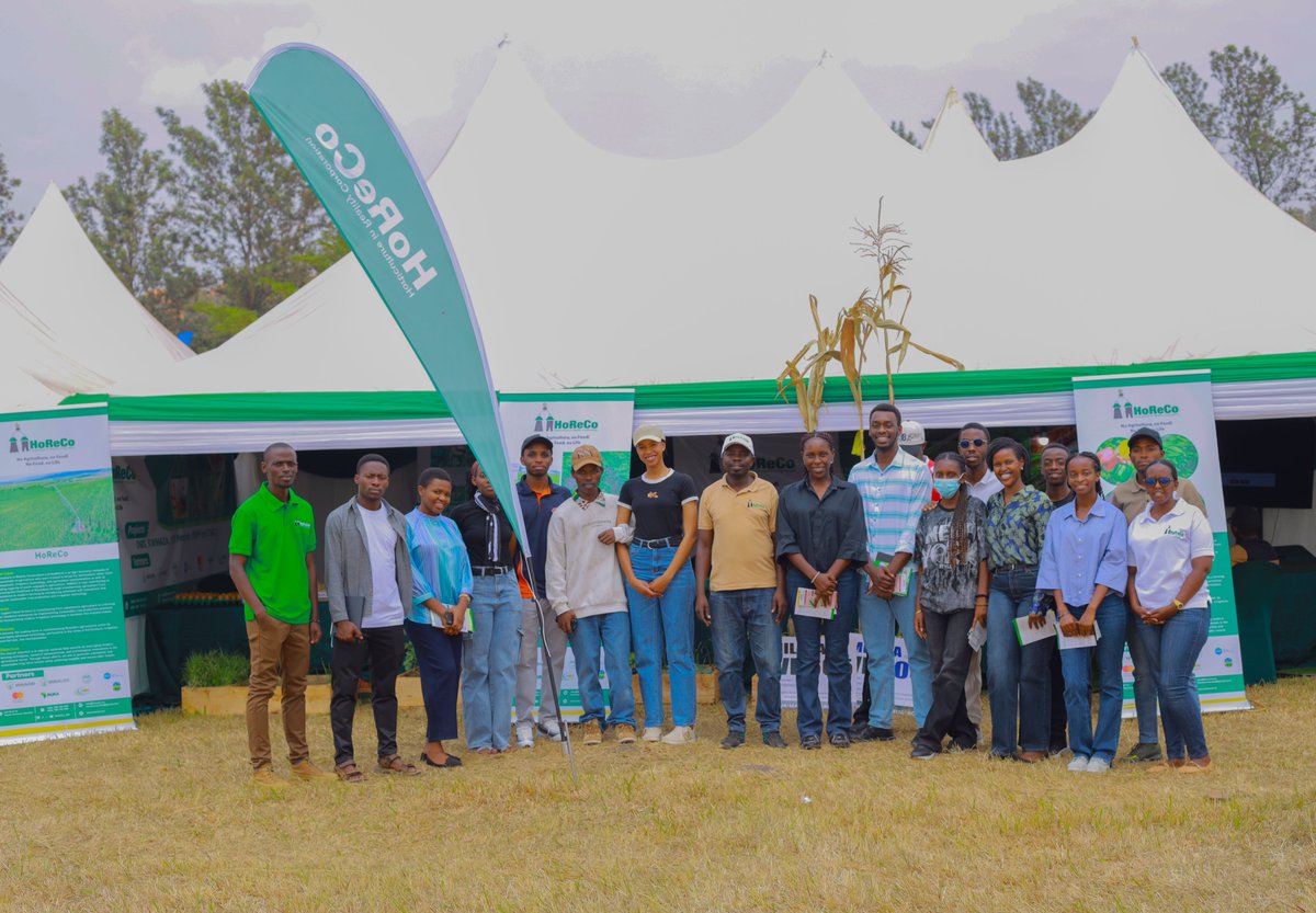 HoReCo_Rw's tweet photo. We were delighted to welcome students from @RICA_Rwanda to the #HoReCo stand today at #RwandaAgriShow2026, where they explored innovative solutions in irrigation, horticulture, agricultural mechanization, post-harvest technologies, seed production, and youth capacity building.

Through #OMIS, #KWIHAZA, #YEARProgram, #PSPP, and #TEACAB, @HoReCo_Rw is showcasing practical innovations that are driving agricultural transformation and empowering the next generation of agripreneurs.

If you're planning to visit #RwandaAgriShow2026, be sure to stop by the HoReCo stand to discover how innovation is transforming agriculture in Rwanda.

No Agriculture, No Food. No Food, No Life.