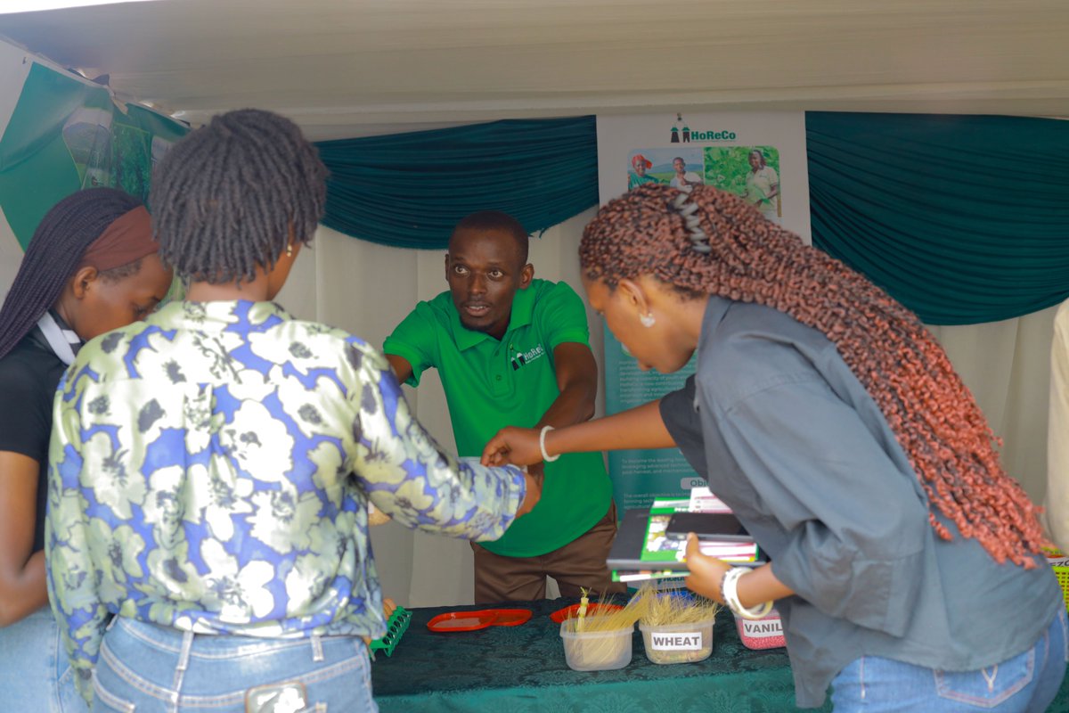 HoReCo_Rw's tweet photo. We were delighted to welcome students from @RICA_Rwanda to the #HoReCo stand today at #RwandaAgriShow2026, where they explored innovative solutions in irrigation, horticulture, agricultural mechanization, post-harvest technologies, seed production, and youth capacity building.

Through #OMIS, #KWIHAZA, #YEARProgram, #PSPP, and #TEACAB, @HoReCo_Rw is showcasing practical innovations that are driving agricultural transformation and empowering the next generation of agripreneurs.

If you're planning to visit #RwandaAgriShow2026, be sure to stop by the HoReCo stand to discover how innovation is transforming agriculture in Rwanda.

No Agriculture, No Food. No Food, No Life.