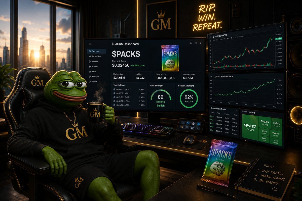 John_obafemi18's tweet photo. Verifiable randomness + tokenized stocks = the ultimate RWA play. $PACKS is changing the game by keeping the odds transparent on-chain. Go follow @stockpacks and see for yourself! 💎 #Altcoins https://t.co/4pJ0jIhpsn