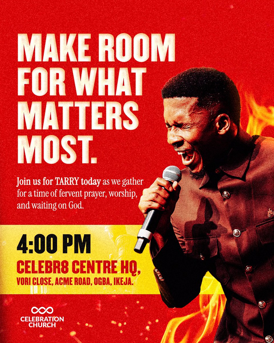 cci_ikeja's tweet photo. If Tarry isn’t on your schedule for today, you’re doing it wrong. 👀
Go ahead and rearrange that schedule. Tarry belongs on the list! 🔥
📍 Celebr8 Centre HQ Vori Close Acme Road Ikeja
⏰ 4:00 P.M.
See you tonight! 🫵🏽
#cciikeja #ccilagos #cciglobal #Tarry https://t.co/YpAiCeOoAk