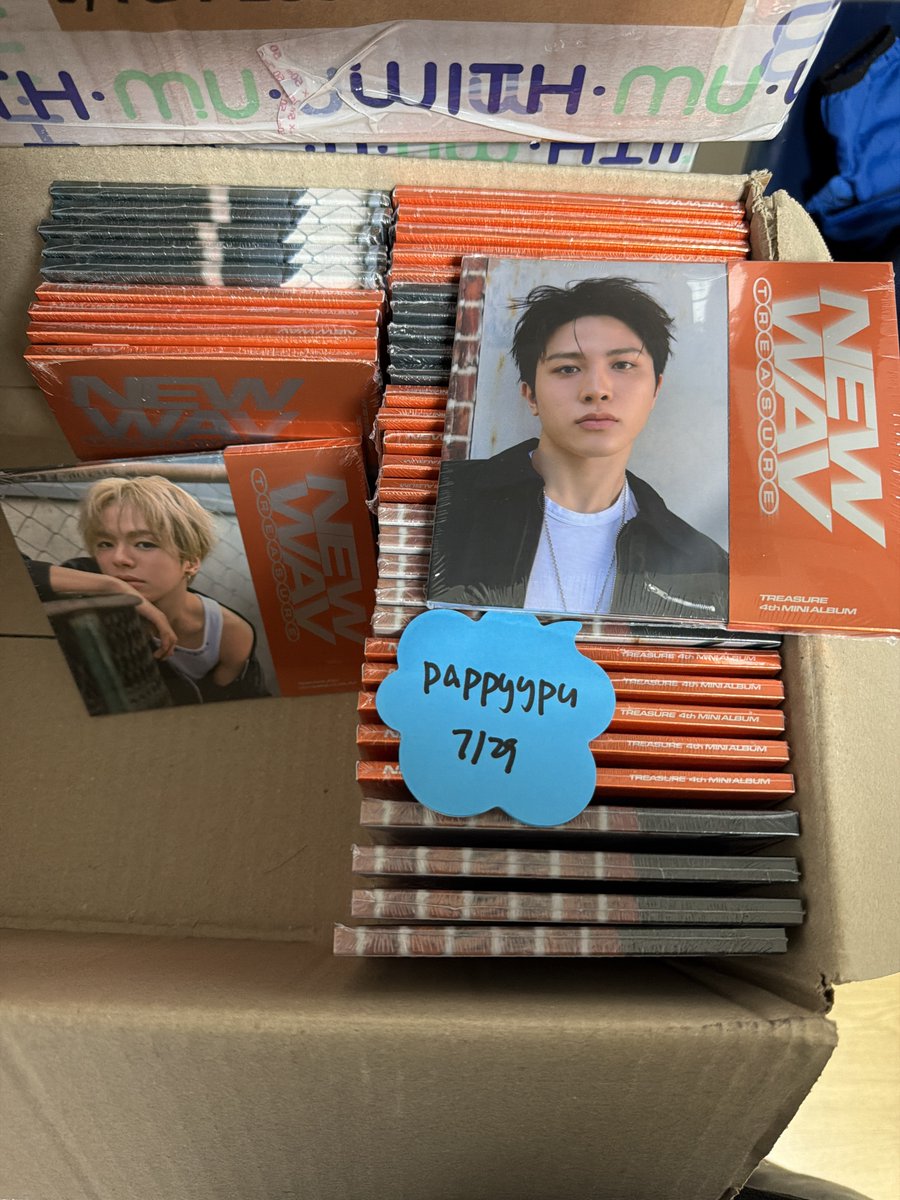 pappyypu's tweet photo. OPEN PO ALBUM TREASURE NEW WAV 

RAW VER - 28K DP 10K

AVAIL - ASAHI JUNGHWAN DOYOUNG HYUNSUK

🗓 est pertengahan agustus
✅️ bersih ina
❌️ pack adm
📍 jatim

wts treasure new wav sealed hyunsuk yoshi jihoon junkyu jaehyuk asahi haruto doyoung jeongwoo junghwan x sellkor https://t.co/EMWSFTTFA2