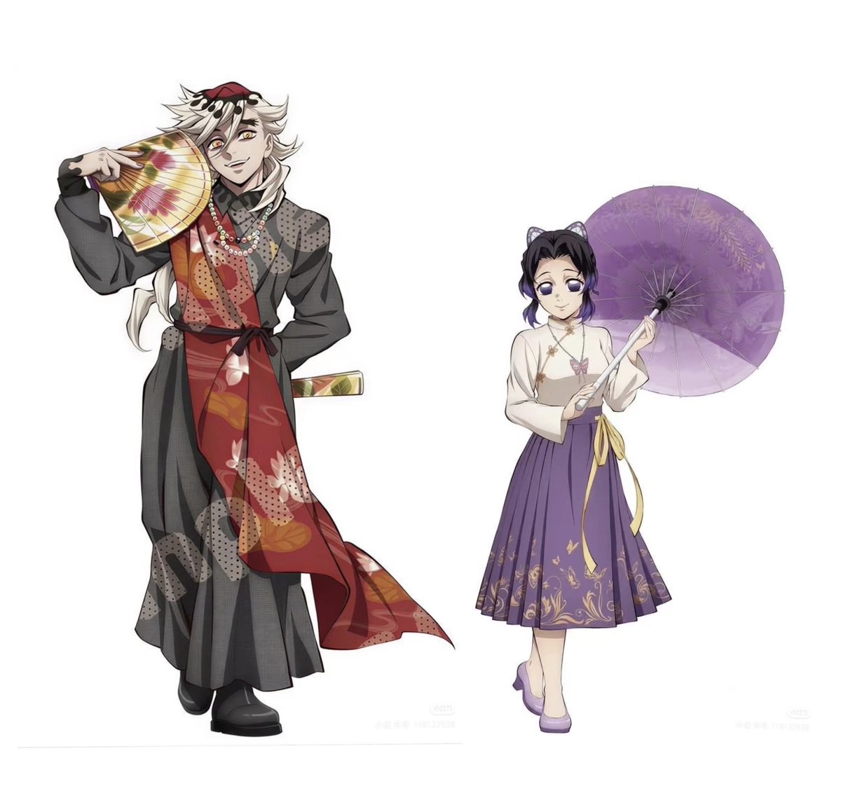 zhuyoutangt's tweet photo. 🪷🦋他们很般配，不是吗😏
可以建设一个架空世界的中国风AU https://t.co/UhZCY87cmw