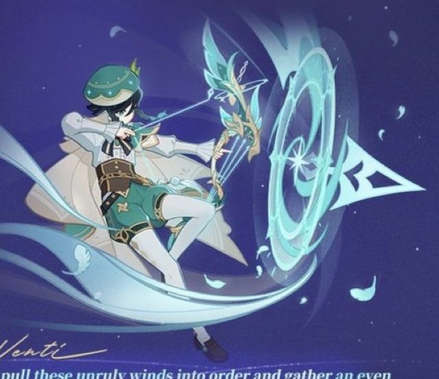 700kdpr's tweet photo. i need more of venti aiming his bow https://t.co/0XHZRSBwc2
