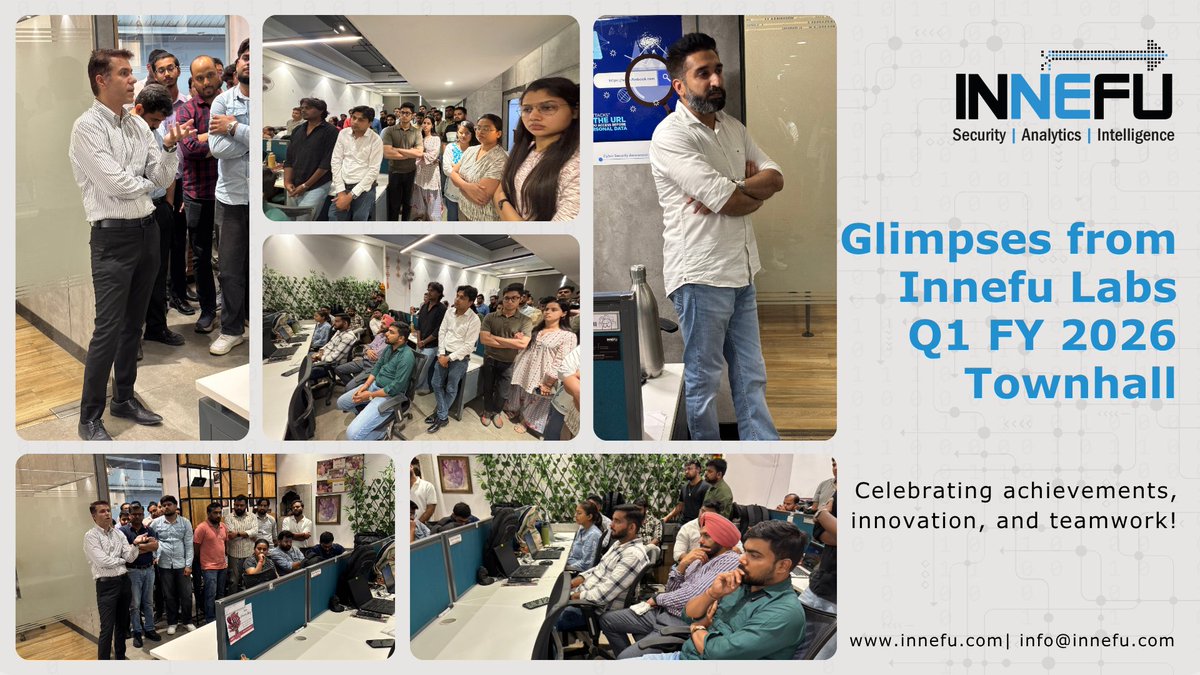 Innefu's tweet photo. 🚀 Glimpses from Innefu Labs Q1 Townhall 2026! Teams came together to celebrate key milestones, hear from our founders, and align on the vision, priorities, and innovations driving the next phase of growth. Here's to another quarter of building the future together!

#InnefuLabs https://t.co/BHrJVyKjXq