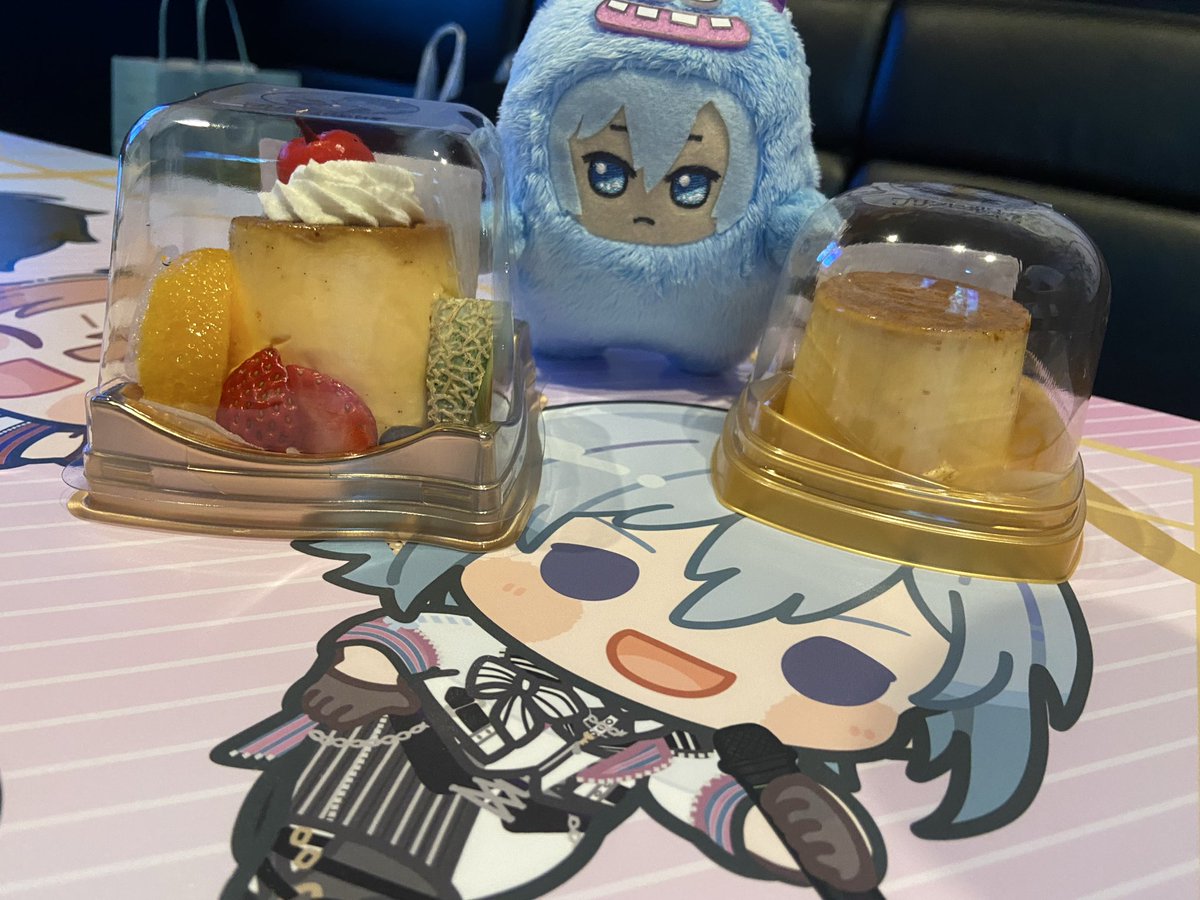 hamham227's tweet photo. 昨日購入しためぞ色タルト🩵💜
大変美味しくいただきました
モンたまくんへの🍮はその場でペロリ😋

🍀 俺のプリンー https://t.co/BhxOdTsj2E