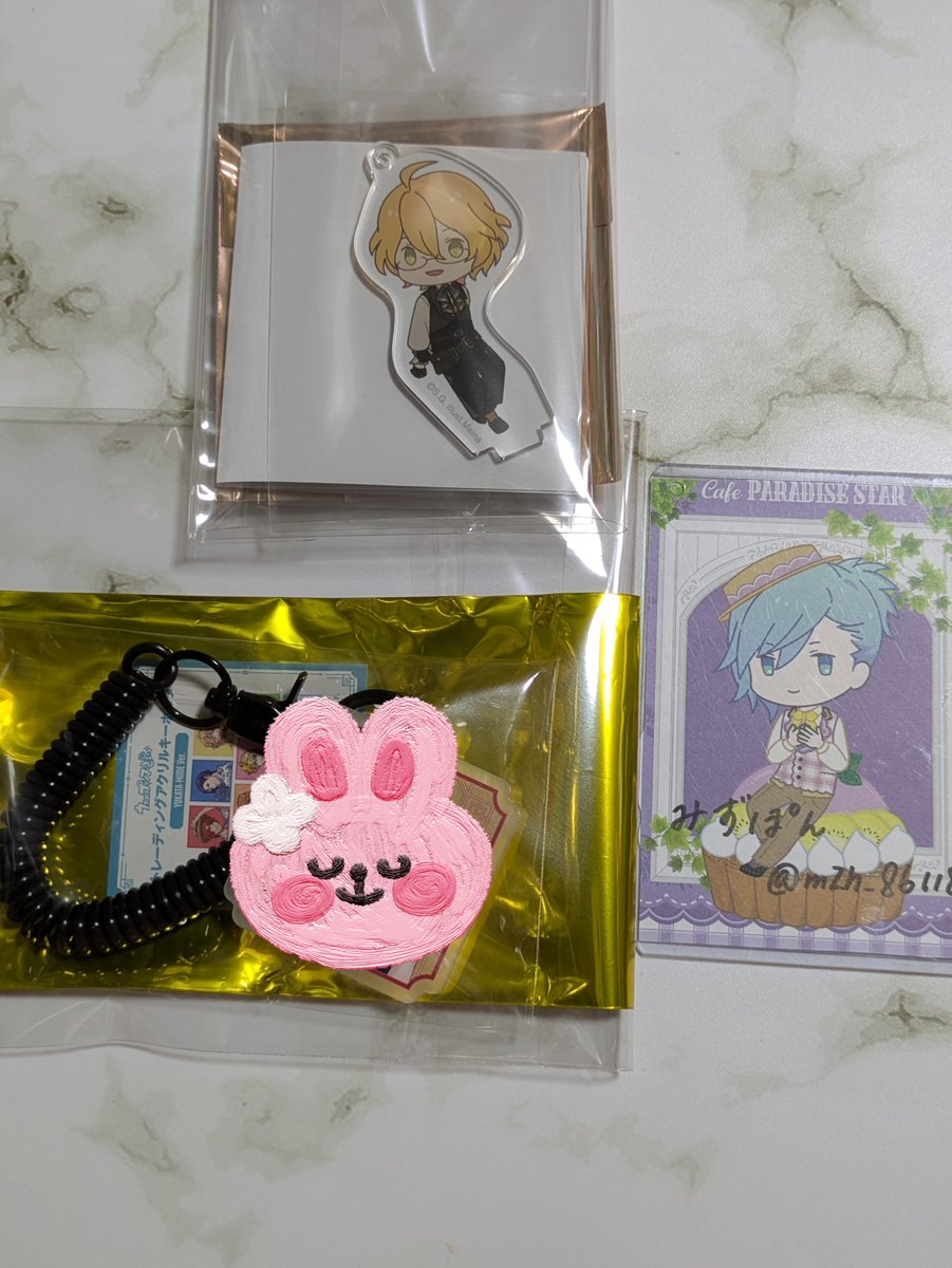 mZh_86118's tweet photo. 【交換】うたプリ グラショ 和紙ステッカー マステ アクキー YUKATA Mystical Curiosities

譲▶︎和紙ステッカー：那月 カミュ 
マステ：嶺二
アクキー：那月

求▶︎藍

郵送可能、手渡し(都内での手渡し可能日は31日以降に確定)は要相談となります

よろしくお願いいたします https://t.co/jDwXUTHruF