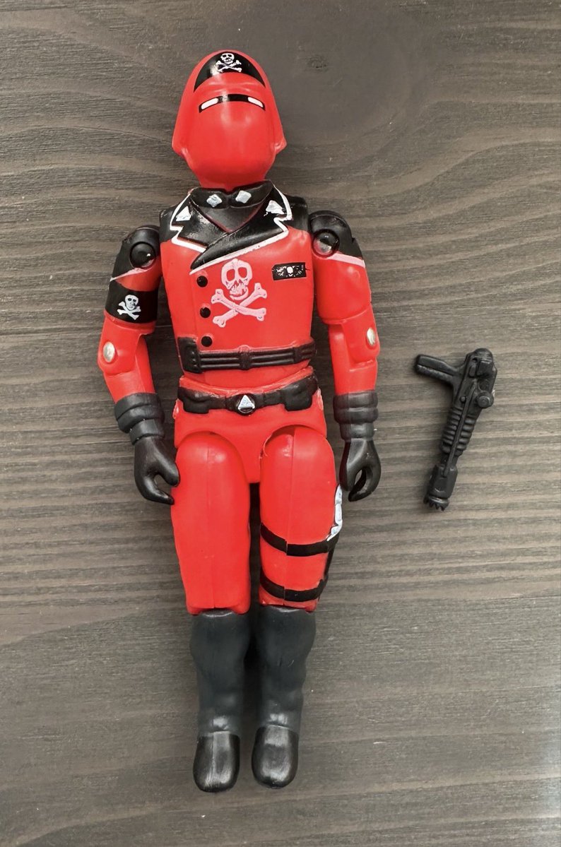 GIJoeRepairShop's tweet photo. An awesome gift that I received this year is an #ActionForce Red Laser (Battlefield Commander Version) from Black Major Customs.
#GIJoe #YoJoe #ARAH #80s #80sToys #ActionFigures #Collectibles #GIJoeCollector #GIJoePhotography #JoeNation #ToyPhotography #VintageToys https://t.co/OJUS7rDxkG