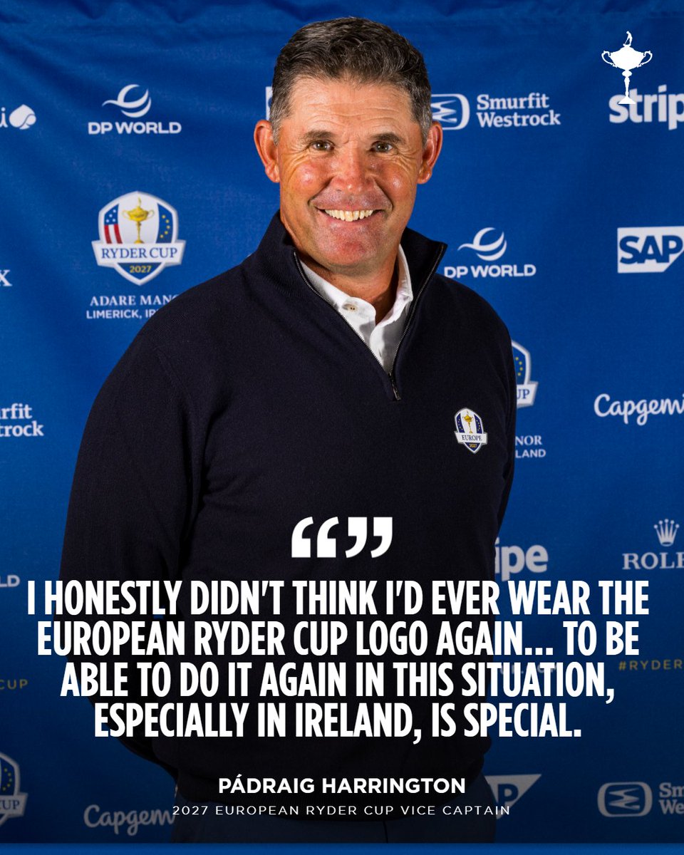 RyderCupEurope's tweet photo. This is what the badge means 🇪🇺 https://t.co/jgZPm6LC8H