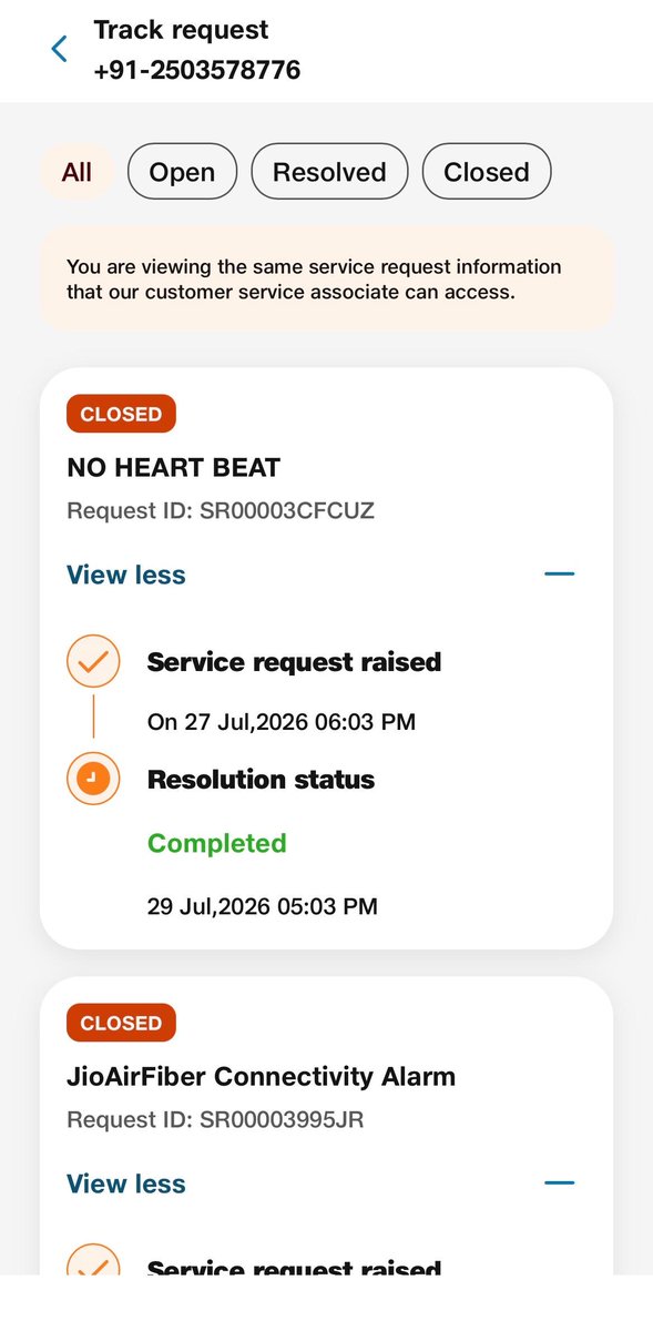 PraharshShinde's tweet photo. Dear @JioCare, I've emailed you regarding the extremely poor handling of my JioFiber service requests and the denial of my validity extension despite having proof. Kindly check the email and resolve my issue at the earliest. https://t.co/ozaZElpCOp