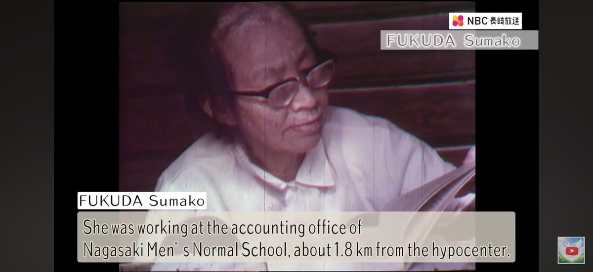 N_A_b_S_C's tweet photo. On August 9, I feel a strong anger. : FUKUDA Sumako 

#nobelprize #hibakusha #nagasaki #atomic
#peace #a_bomb #nuclear #survivor #bantreaty
#oppenheimer

https://t.co/tuS8jcxqej @YouTube https://t.co/gRXcKkuCEq