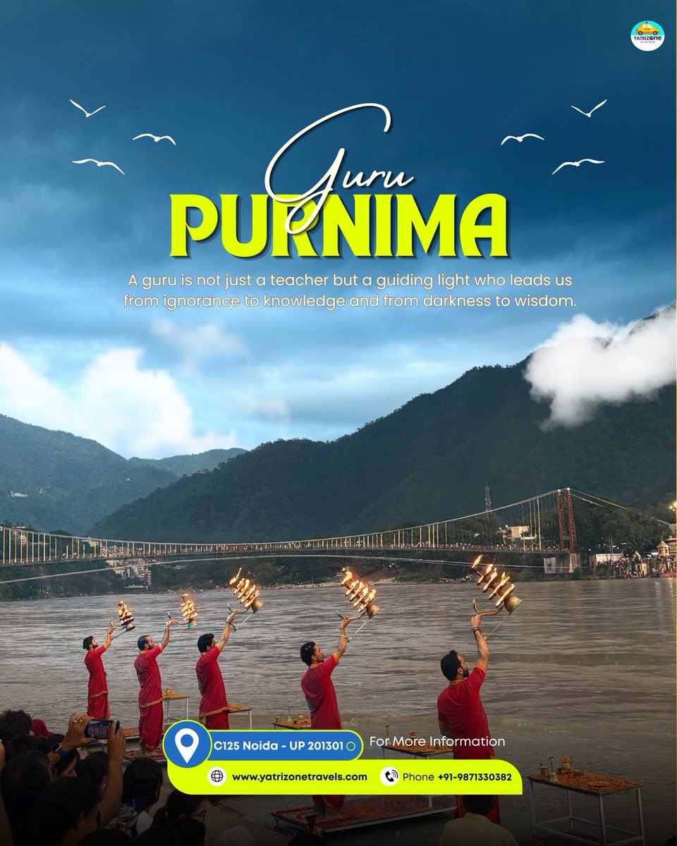 ZoneYatri's tweet photo. ✨ Happy Guru Purnima! 🙏🌼

May your life be filled with meaningful journeys, unforgettable memories, and countless new destinations. 🌏✈️

Happy Guru Purnima from Team Yatrizone Travels! 💙

#gurupurnim #happygurupurnima❤️ #yatrizonetravels #gurupurnima🙏 https://t.co/wsSG9n6zDf
