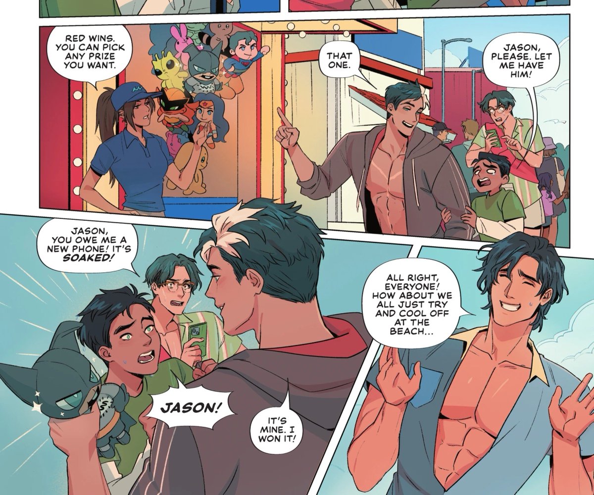 DamianOfGotham's tweet photo. Jason u are a bully 😭 /jk https://t.co/WQf7qagUy8