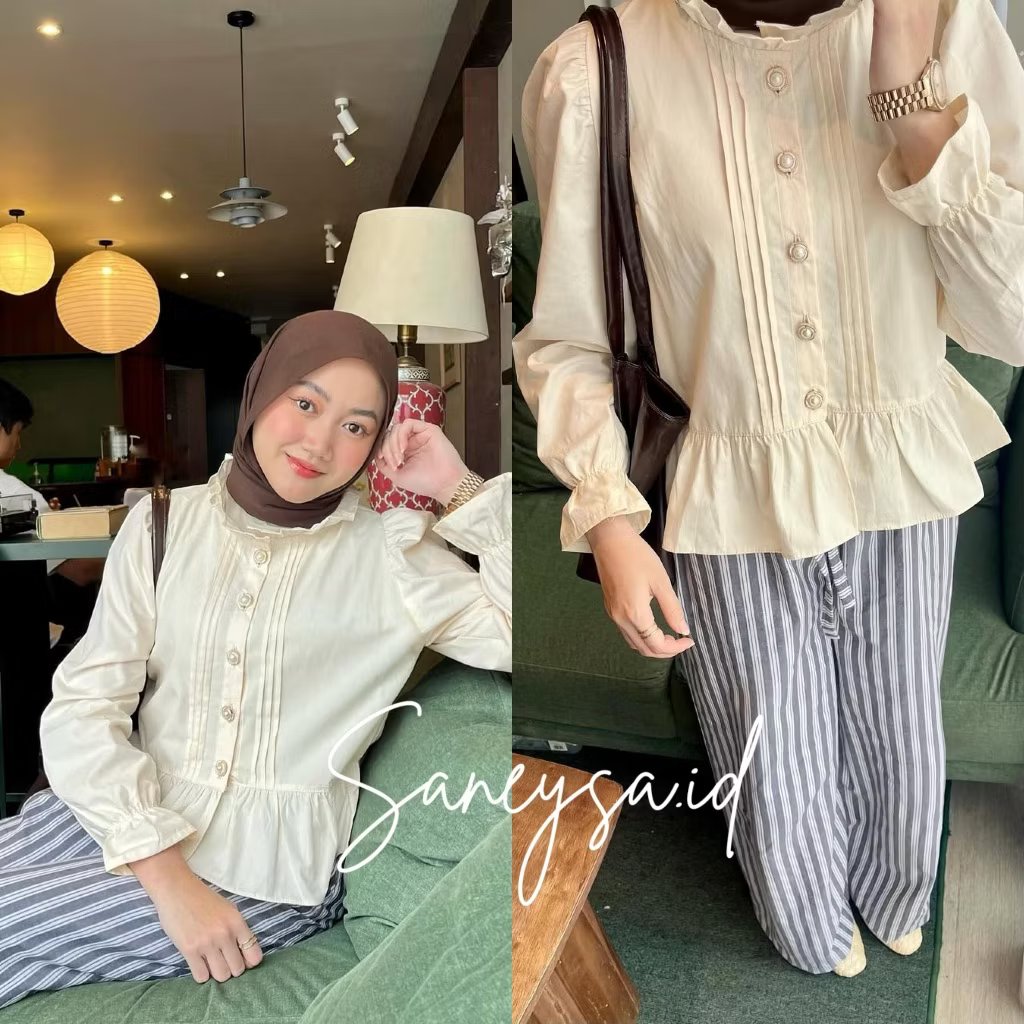 fillwithbliss's tweet photo. Kuncinya bkn di warna kulit, tp di shade pastelnya, pilih soft tone yang neutral biar masuk ke semua warna kulit. 

Contohnya blouse ini, warna softnya pas bgt jadi ttp bikin muka keliatan cerah.
🛒 https://t.co/3f0pKATu3o https://t.co/4tok4F7mQt