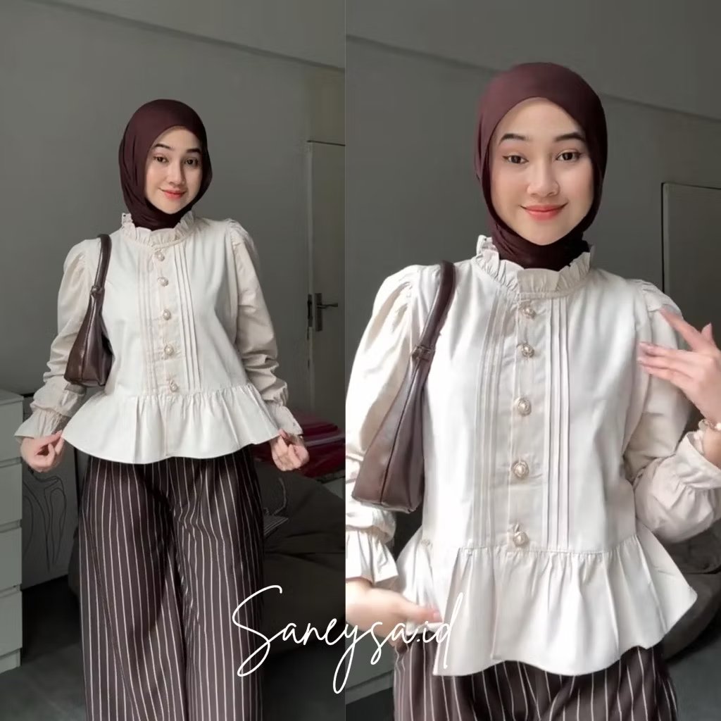 fillwithbliss's tweet photo. Kuncinya bkn di warna kulit, tp di shade pastelnya, pilih soft tone yang neutral biar masuk ke semua warna kulit. 

Contohnya blouse ini, warna softnya pas bgt jadi ttp bikin muka keliatan cerah.
🛒 https://t.co/3f0pKATu3o https://t.co/4tok4F7mQt