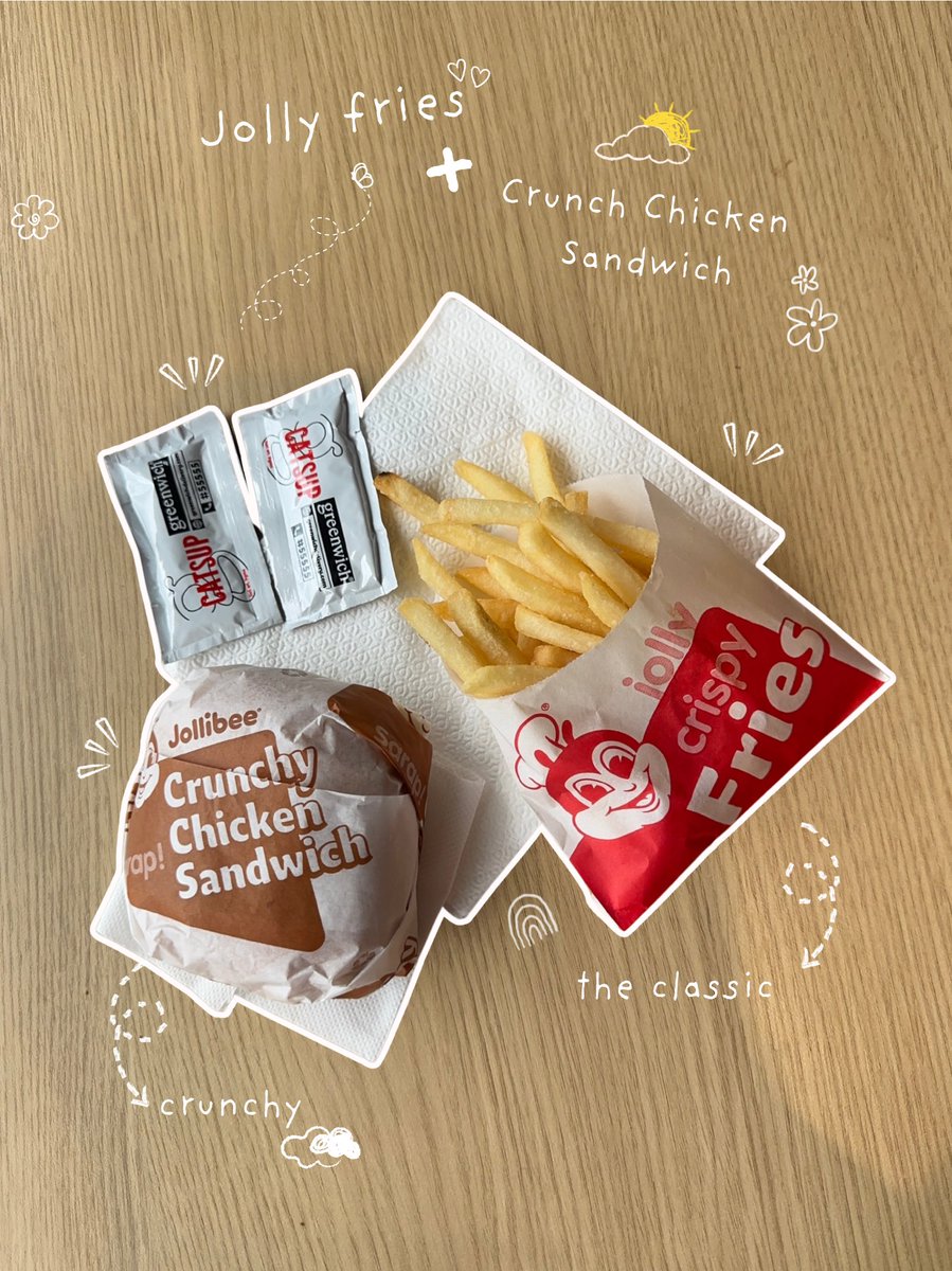 ugcnam's tweet photo. Sulit Sarap diskarte with the @Jollibee Jollibee mix and match ✨🍟🍔🍦🍗

Make your own combo rules to your order starting at 80 pesos and share your experience 😇✨

Available in all stores nationwide 🏬

#Jollibee
#SulitSarapDiskarte
#foodie https://t.co/CpCdSATqvz