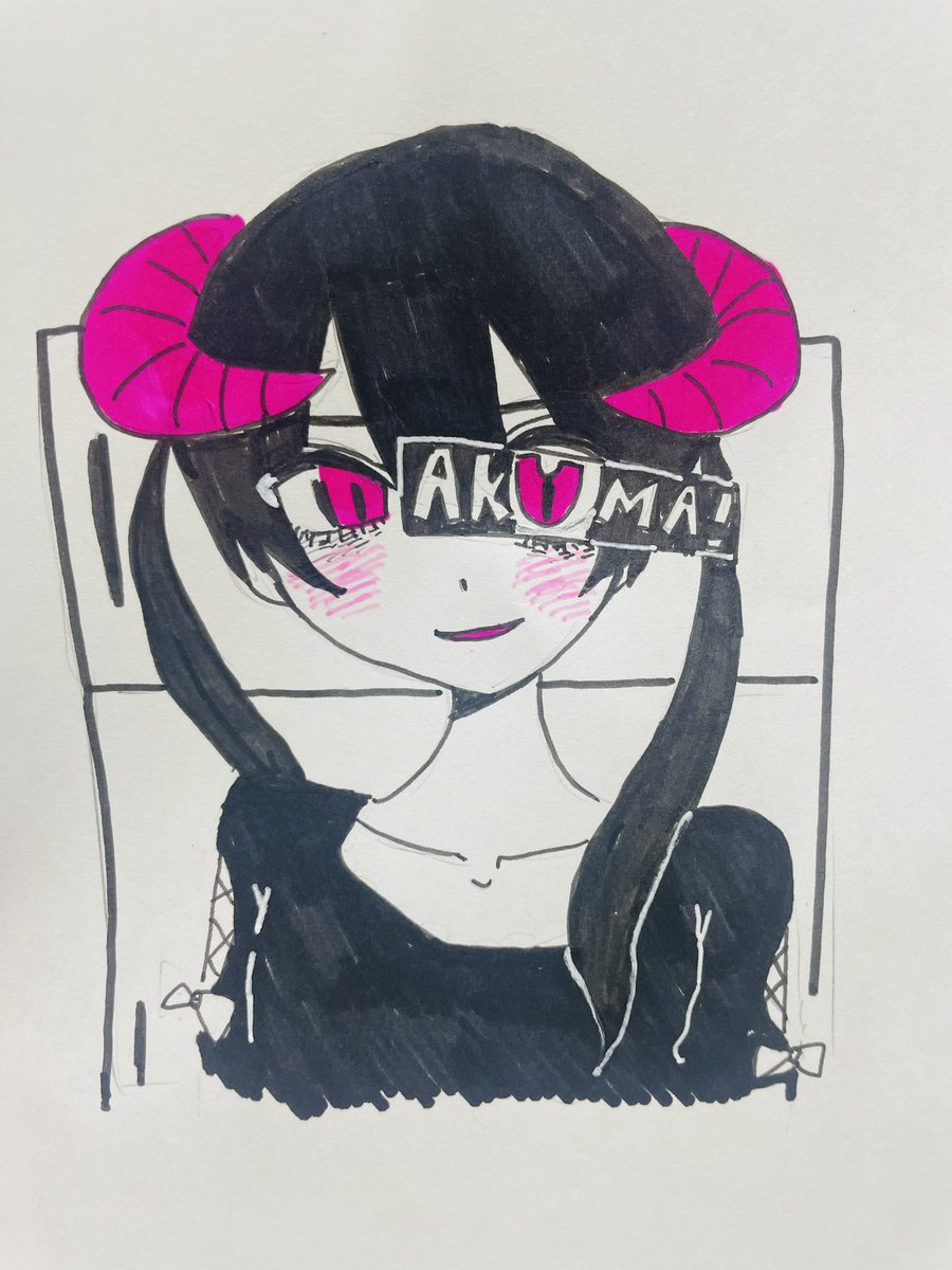 atoyis_'s tweet photo. #IyowaGirlsDraw 
AKUMA! https://t.co/y5pXZCXwCC