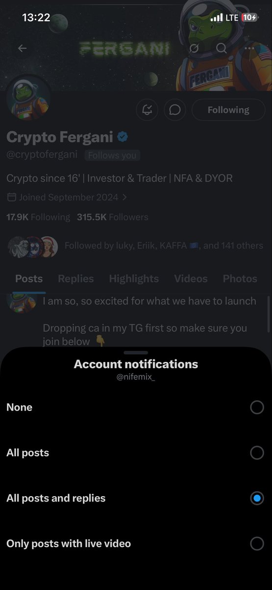 nifemix_'s tweet photo. @cryptofergani notifications always on legend

9YrYK58Vj5HBQsytfeiaUArg9EBsYBbrjujKeyot6KPe https://t.co/x626eWjfoZ