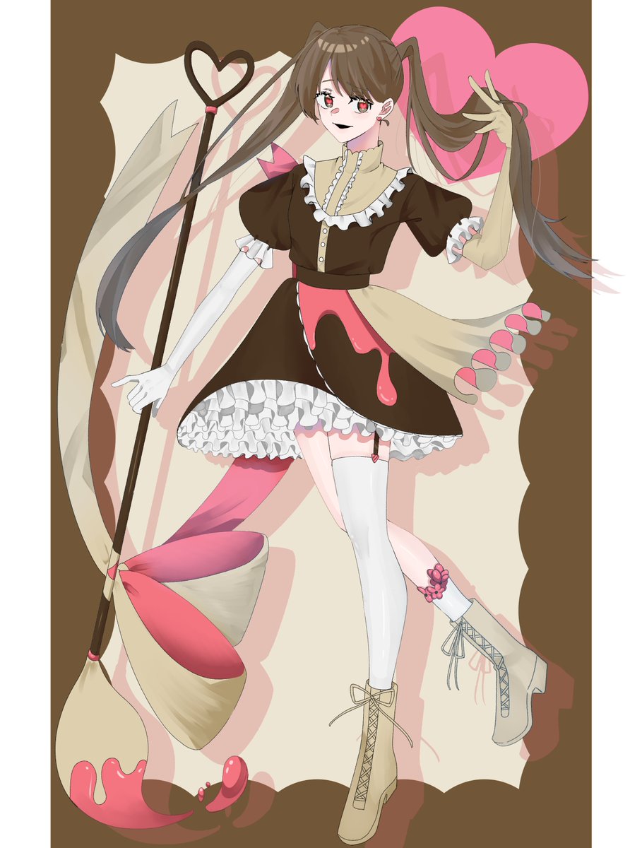 Sasame0401's tweet photo. 【再掲】

#illustrationㅤ #oc #イラストㅤㅤㅤ 
ミルフィーユチョコちゃん https://t.co/8yUhOQ7Azw