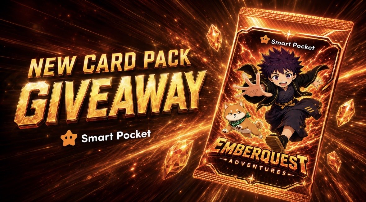 smapocke's tweet photo. NEW CARD PACK AirDrop IS LIVE!

How to enter
• Follow @smapocke 
• Like &amp; Repost this post
• Turn on notifications 🔔

Ends July 31, 2026 at 11:59 PM ET. https://t.co/otP45ALTeg