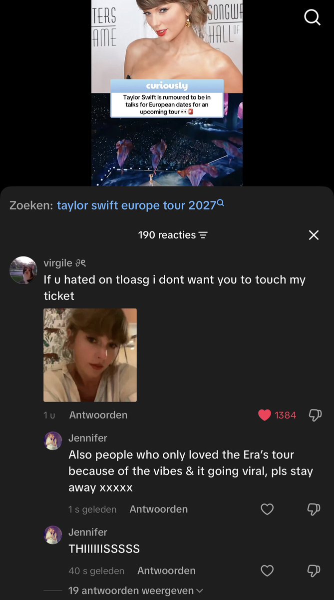 JenniferFK_'s tweet photo. IF Taylor is really gonna tour again, here’s an important message: 

sorry not sorry 🥹 https://t.co/kWsmqnMX8T