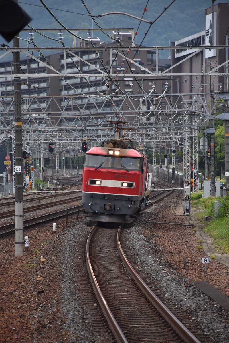 6627nena's tweet photo. 2026/7/29   山崎駅
8561レ EF510-7[富山]+DD200-501
 #8561レ
 #DD200501 
 #甲種輸送 
 #山崎駅 https://t.co/SUsi8YeHkw
