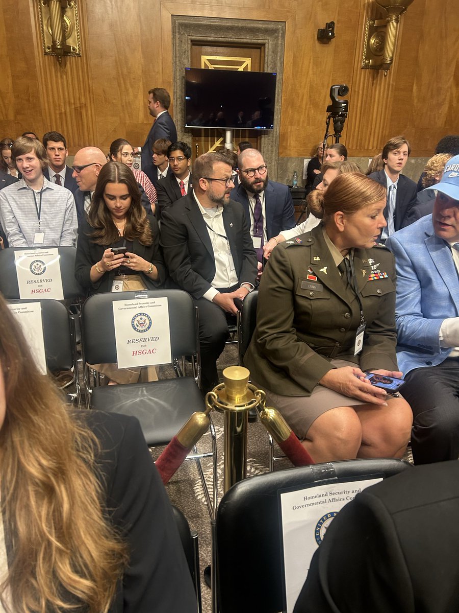 C__Herridge's tweet photo. Nothing Beats Reporting from inside @senranpaul Fauci hearing.  

Row Three, CIA Whistleblower James Erdman III Whose Explosive Testimony Revealed Credible Allegations of The COVID-19 Cover-Up 

Our Exclusive w/Erdman👇 https://t.co/u3vxOd6boz