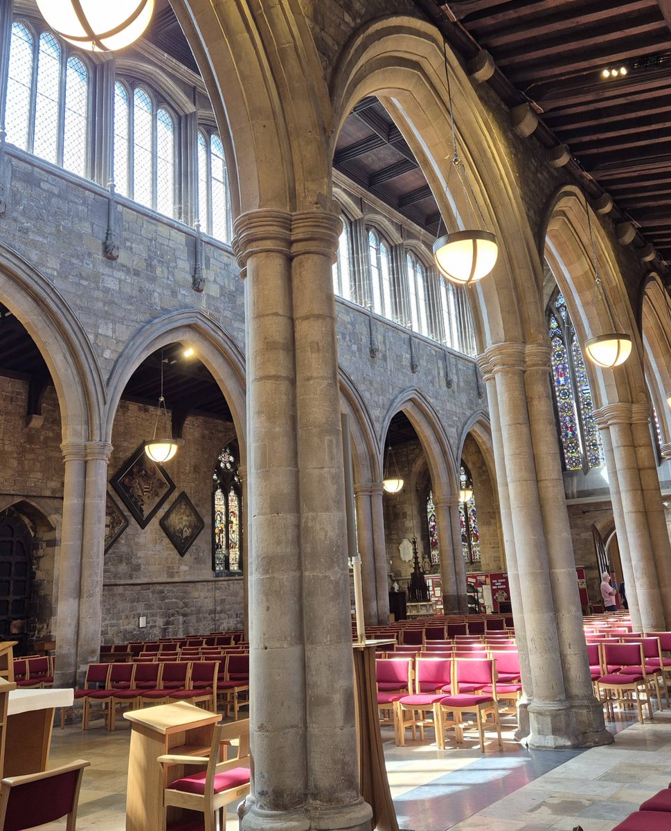 visit_leicester's tweet photo. We were in Melton Mowbray this morning so popped into St Mary's Church, which dates back to the 1100s. What a stunning place!
#church #melton #leicestershire #history https://t.co/M7MMwLgDd8
