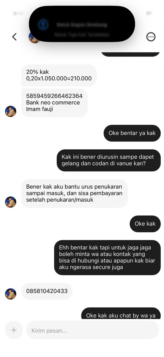 Lelanbey's tweet photo. Please hati hati ini aku habis kena tipu calo dah dp 20% dan taunya akunya ilang wkwk #cocseason3 https://t.co/BSx8mMMruV