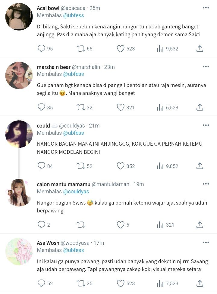 oportaylor's tweet photo. sakti itu kayak ada dua kepribadian. kalau di kampus auranya serem bgt, gantengnya gila-gilaan. tapi kalau udah sama diaz beda lagi, lebih bawel kinyis-kinyis gtuu. efek nyata dari before after nangor (diaz) ya?

doshin/donit 3️⃣ tweets au! https://t.co/KPiAXaci7T
