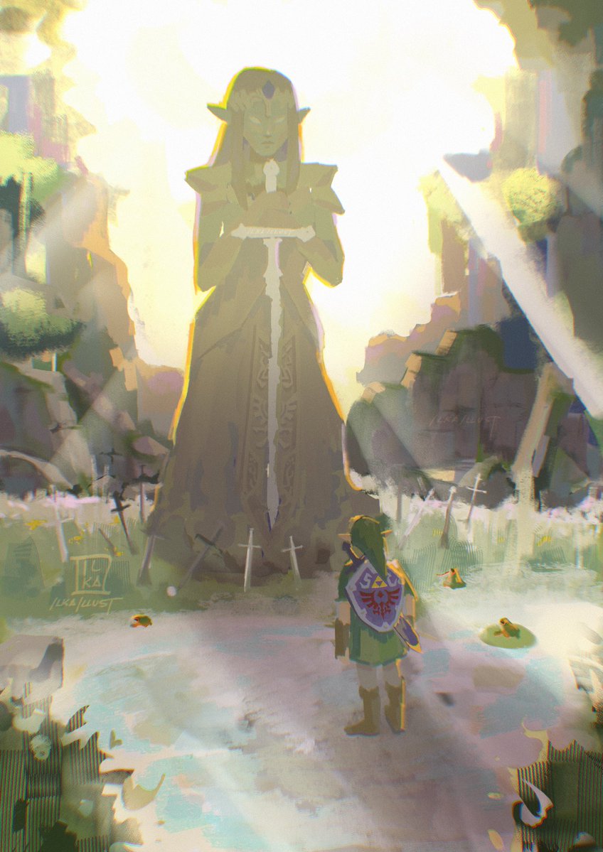 ilkaillust's tweet photo. it’s been a while ⛅️

#tloz #thelegendofzelda #zelink #リンゼル https://t.co/ptssZu1arA