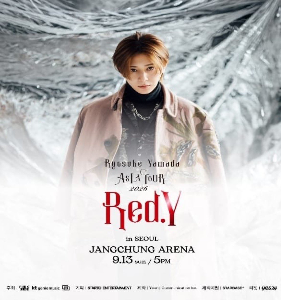 TICKET8MARIA's tweet photo. Ryosuke Yamada ASIA TOUR 2026「Red.Y」in SEOUL
📅 9/13(日)
📍奨忠体育館(Jangchung Arena)
取扱座席✨
A&B
A2/B2
良席・連番ご案内可能🙆♀️
ご希望の枚数・座席をDMまで
#山田涼介 #RyosukeYamada #RedY #HeySayJUMP #韓国チケット #チケット譲渡 https://t.co/lbgFlW2dm1
