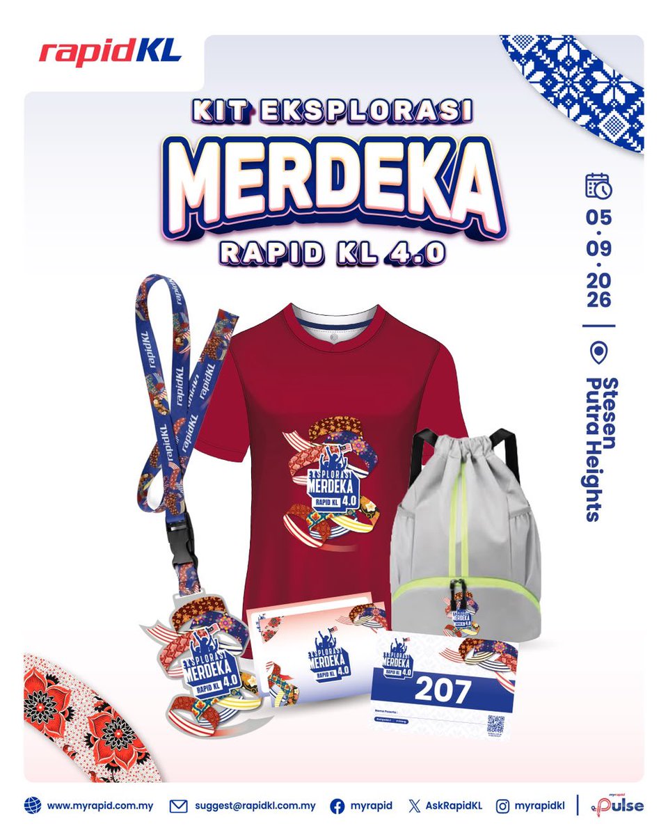 myrapidkl's tweet photo. Kami menanti pasukan anda di garisan permulaan. Daftar sekarang!

https://t.co/nZxe4Sy3EN

#EMRKL4 #RapidKL https://t.co/E6MZ3CYOjQ