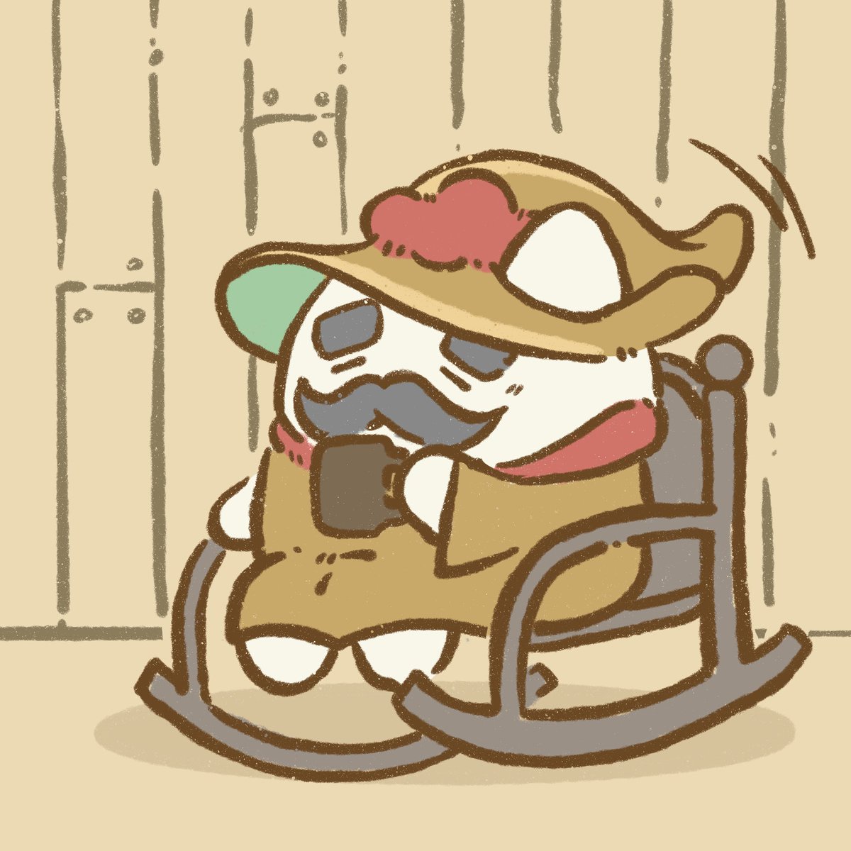 katsi_jp's tweet photo. この時間のまったりTimeが至福..😌☕️
#イラスト #ゆるいイラスト https://t.co/Pu3EtgIs7S