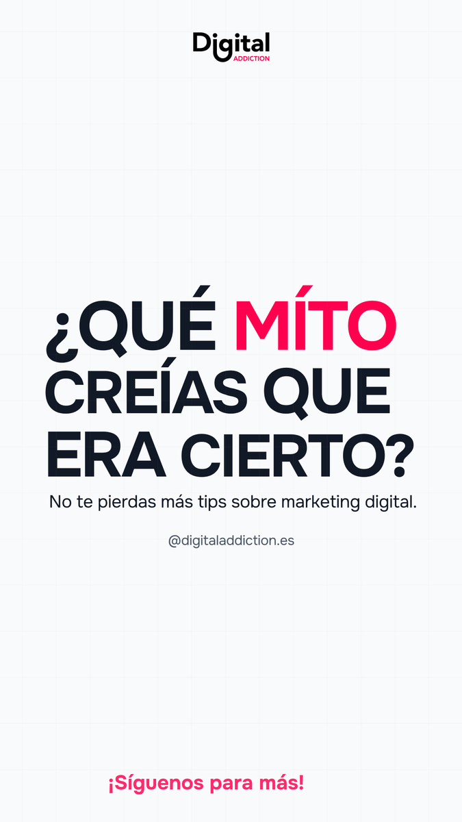 DigitalaInbound's tweet photo. ¿Cuál de estos mitos habías escuchado anteriormente? https://t.co/OGDMMF2aql