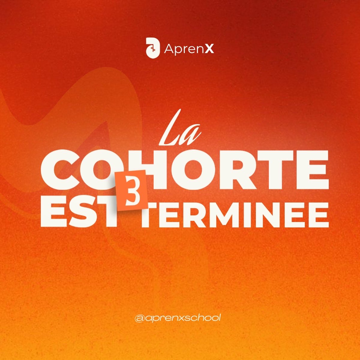 AprenXSchool's tweet photo. La cohorte 3 est terminée.

45 professionnels, 5 sessions, zéro code, des outils IA déjà opérationnels.

Leurs témoignages seront publiés dans les prochains jours.

Merci à tous les participants. https://t.co/F2nM5fLNTH