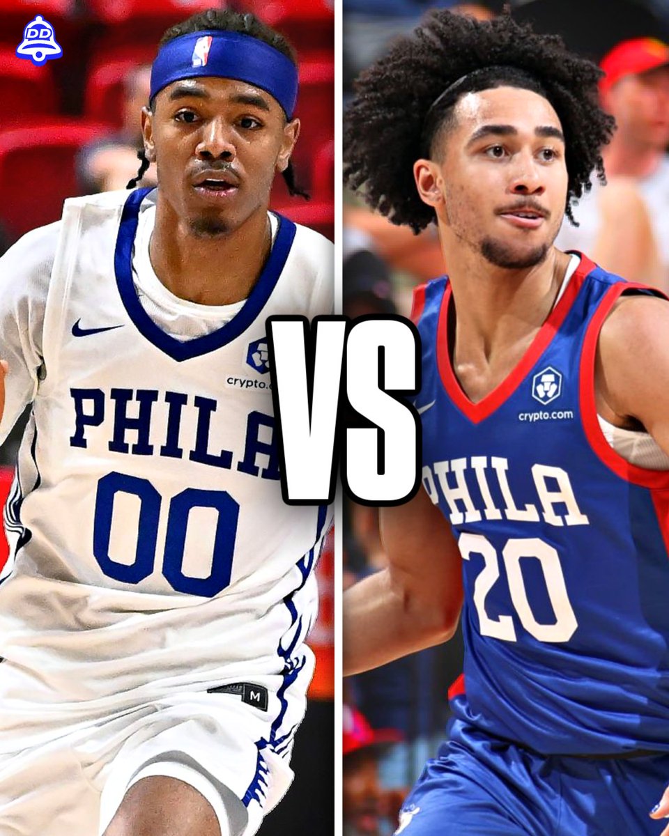 PhillyDunk's tweet photo. Labaron Philon Jr vs Jared McCain in summer league:
#Philon: #McCain:
18.5 PPG 14.3 PPG
5.8 AST 1.7 AST
3.5 REB 6.7 REB
1.5 STL 1.3 STL
38.2 FG% 26.1 FG%
Don't sleep on Philon
#BrotherlyLove | #Sixers https://t.co/RrjHMgFlNo