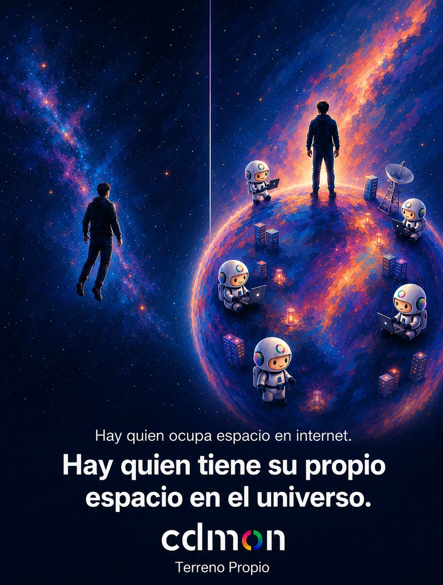 cdmon's tweet photo. Hay quien ocupa espacio en internet.

Hay quien tiene su propio espacio en el universo. 🌍

¿En qué lado estás?
🔗https://t.co/4tkZVvkcbo

#TerrenoPropiocdmon #cdmon #paginaweb https://t.co/2D3syMvTPU