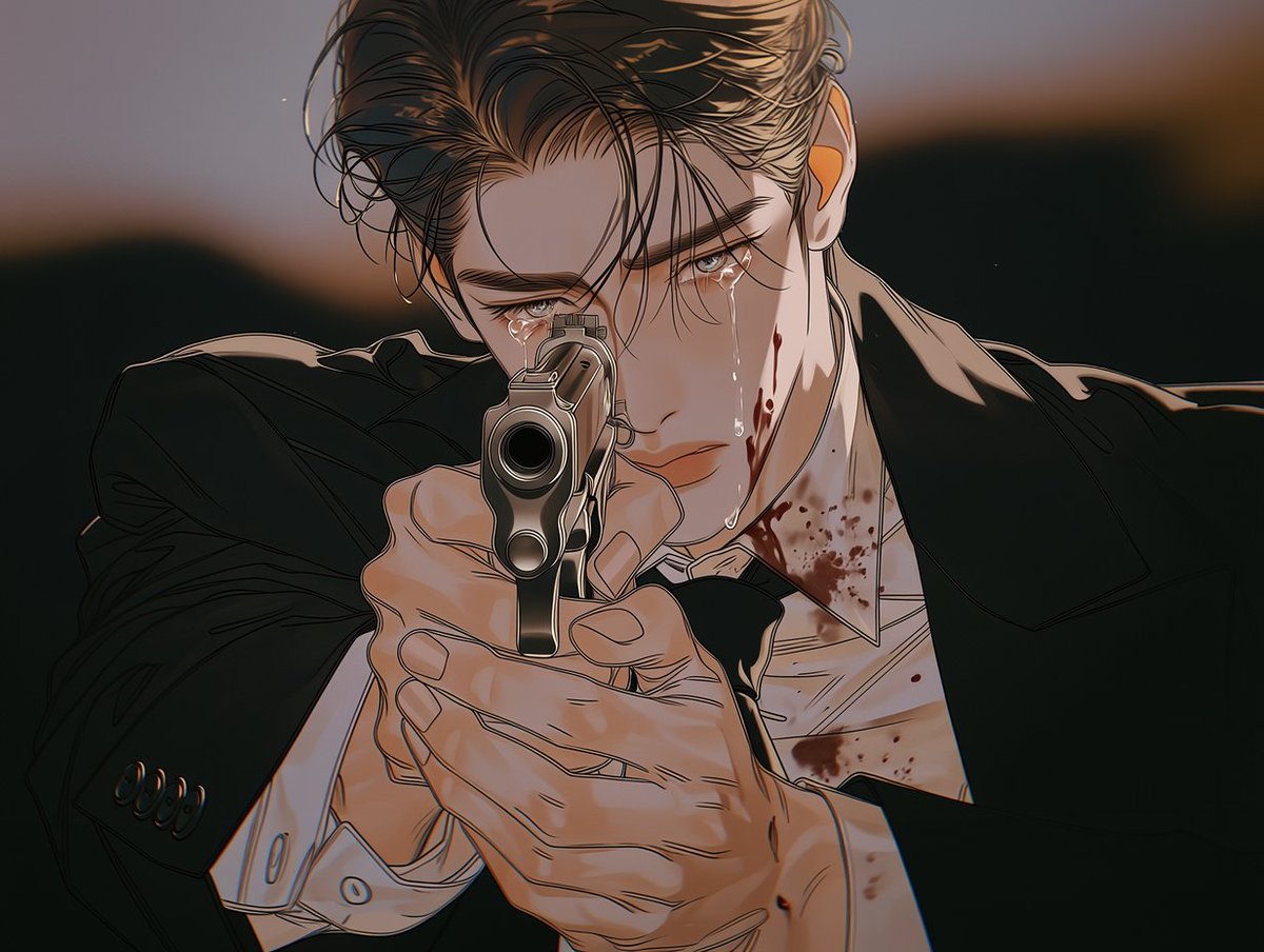 o_ponyo_o's tweet photo. 사랑하는 너에게 🔫 프롬 공유

masterpiece, best quality, (캐 프롬), cinematic illustration, dramatic emotional scene, medium close-up, eye-level shot, centered composition, elegant black tailored suit, white dress shirt, loosened black tie, slightly disheveled formal attire, https://t.co/vlFwb1vYJu