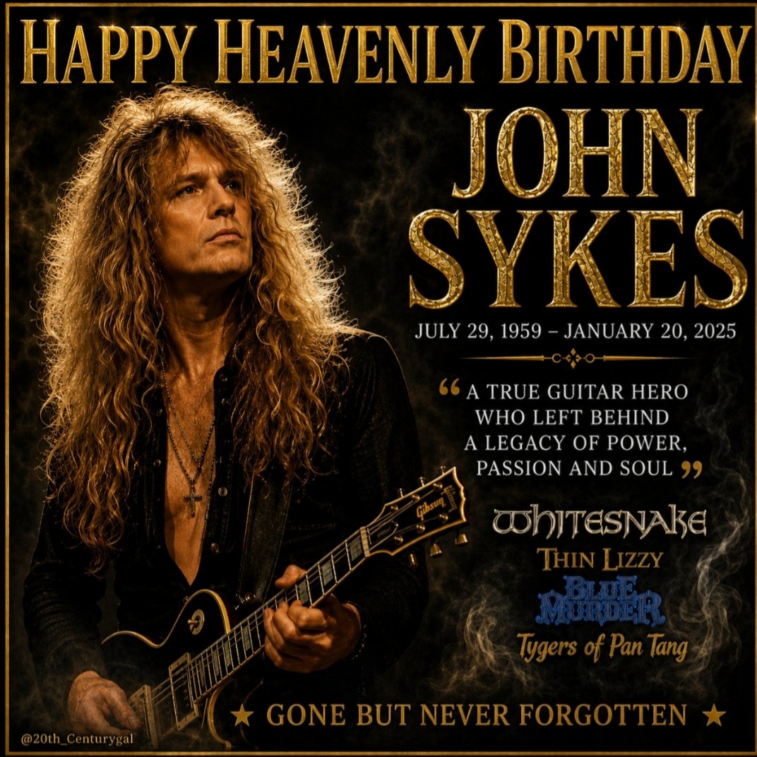 名ギタリスト・John Sykesの誕生日と言う事で､Whitesnakeが87年