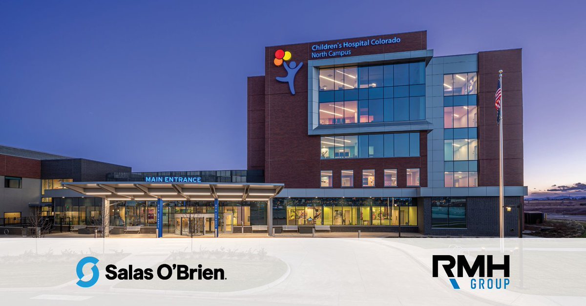 salasobrien's tweet photo. To further strengthen our local presence in Colorado, we are excited to welcome RMH Group to Salas O’Brien! RMH is known for providing innovative engineering solutions for healthcare, data centers, higher education, advanced manufacturing, industrial, government, science and technology, aviation, and energy sectors for more than 60 years. This talented team aligns seamlessly with our global capabilities, making us more connected and better equipped to serve clients everywhere. 

https://t.co/JfYgMwsHtU 

#EngineeredForImpact