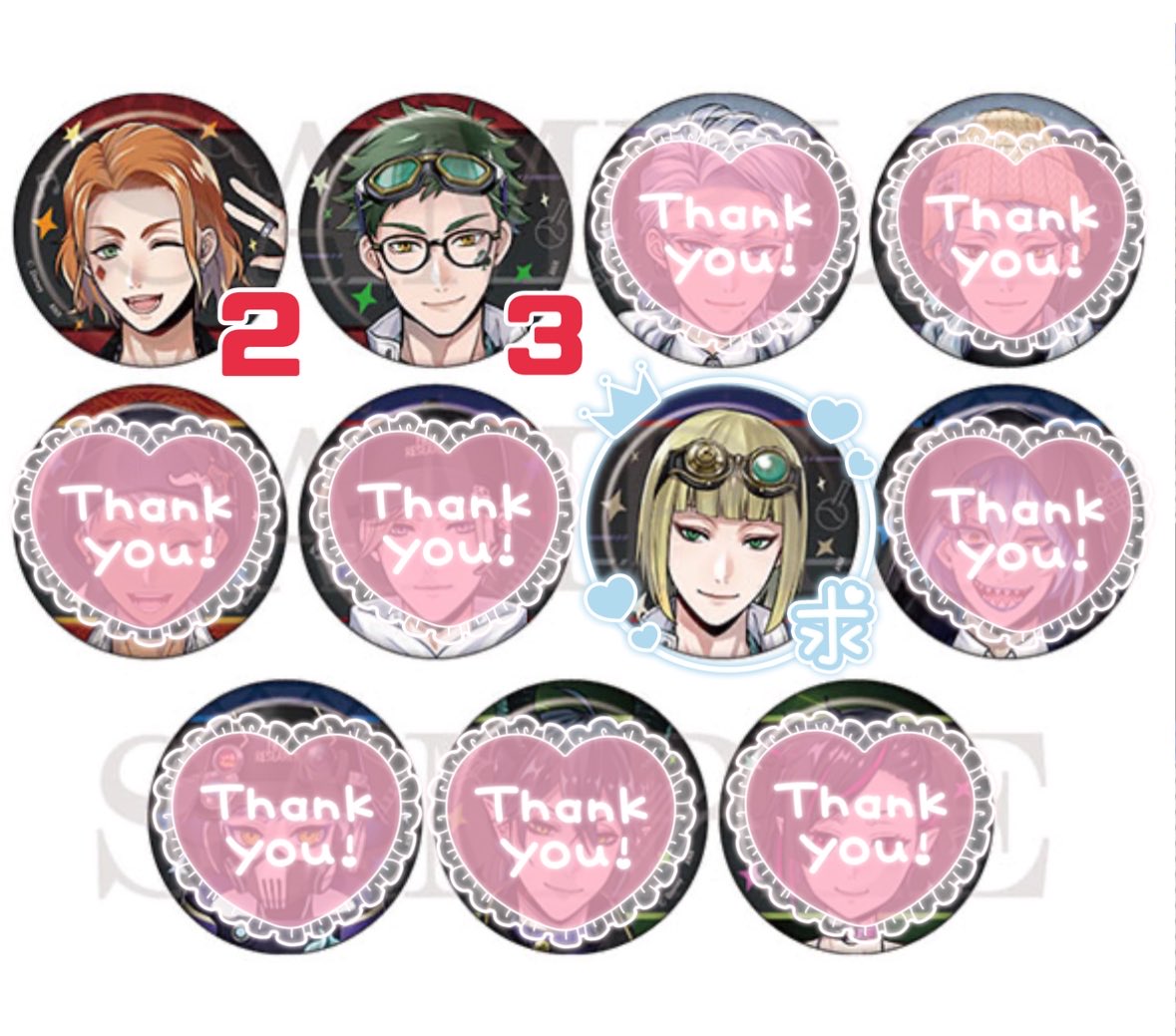 mcmc_fkfk's tweet photo. @no_TL
交換　ツイステ　クラブウェア　ポップアップ　缶バッジ　文化部

譲　ケイト　トレイ (画像に在庫数記載)

求　ルーク

まとめて優先　
池袋、他都内お手渡し>郵送　
お気軽にお声掛けください https://t.co/JOnhBRYuIW