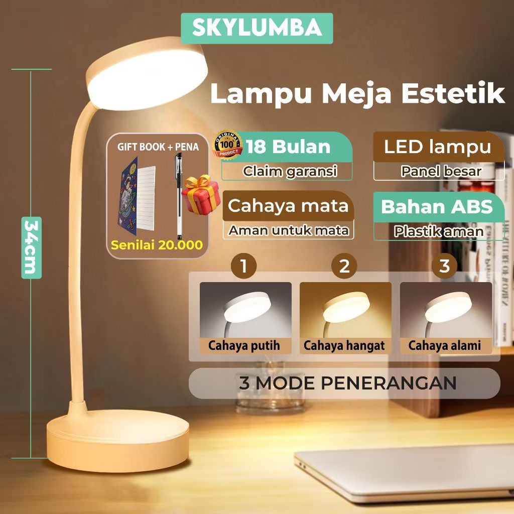ikhya_ulumudin's tweet photo. (FREE GIFT)Skylumba Lampu Belajar LED Rotasi 360 Derajat Portable Meja Belajar Lampu Tidur Pelindung Mata Profesional - LL08 dengan harga Rp41.990. Dapatkan di Shopee sekarang! https://t.co/dHMVcwZhsm https://t.co/dGPcb8hAPQ
