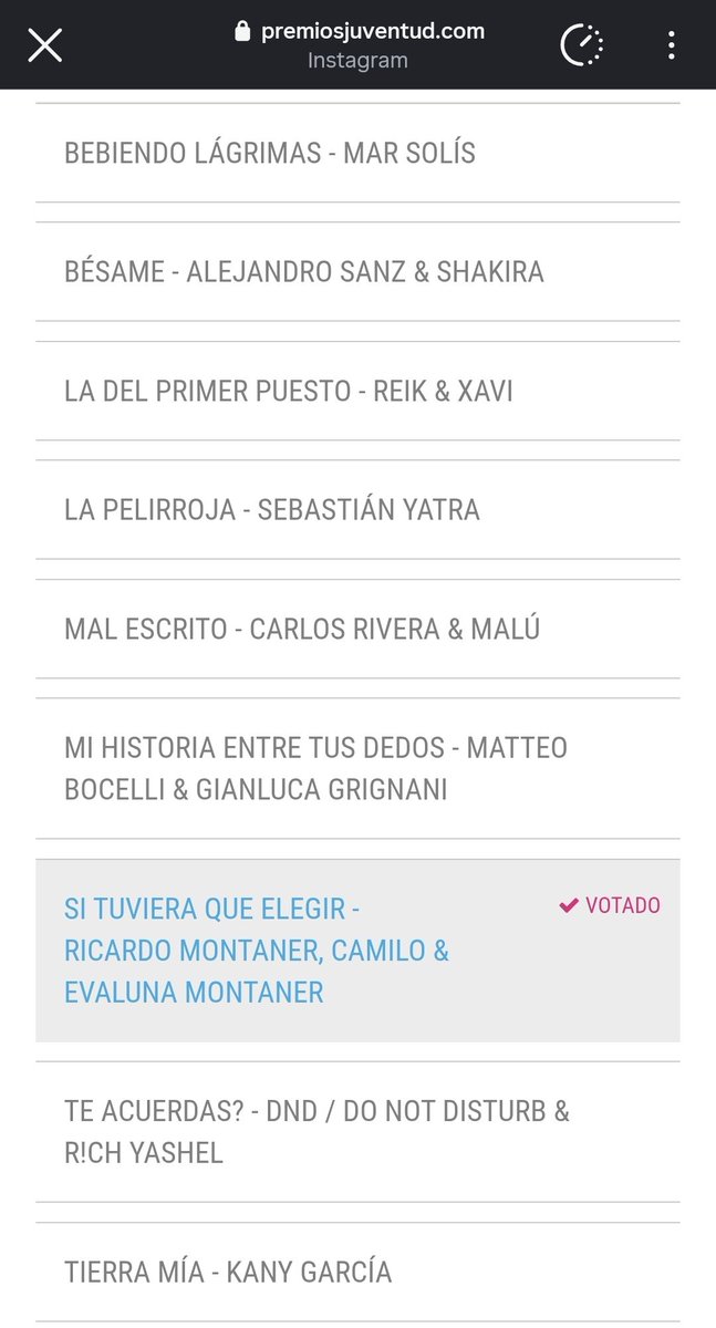 natalika79's tweet photo. @uldmargentina @montanertwiter @CamiloMusica @Montanerevaluna Super votado!!! 👏🏻👏🏻👏🏻 https://t.co/lwWIC75IIu