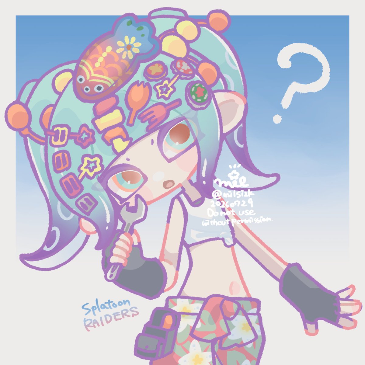 milsizk's tweet photo. スプラトゥーンレイダースのツインテタコちゃんかわいいね https://t.co/r9N5x2pDeU