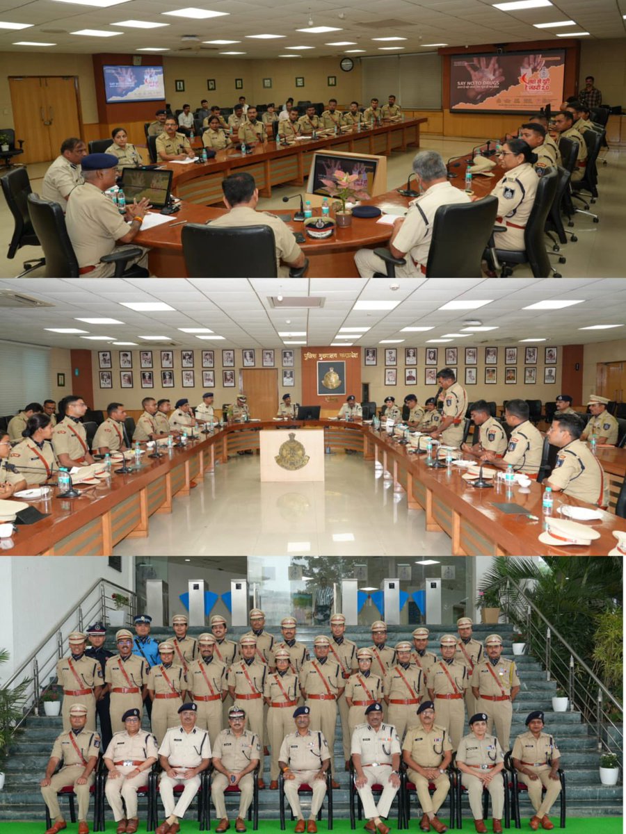 DGP_MP's tweet photo. पुलिस मुख्यालय, भोपाल में आज पुलिस महानिदेशक, मध्यप्रदेश श्री कैलाश मकवाणा ने सरदार वल्लभभाई पटेल राष्ट्रीय पुलिस अकादमी, हैदराबाद के 21 प्रशिक्षु आईपीएस अधिकारियों जिनमें दो विदेशी पुलिस अधिकारी शामिल हैं , से संवाद किया।

#DGPMP #MPPolice @narcoticsbureau https://t.co/bpn3HUjzKR