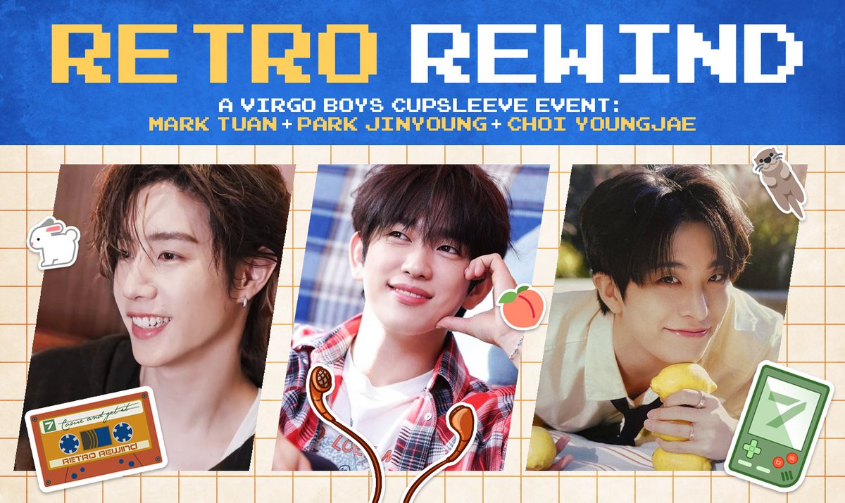 drawsandthings's tweet photo. 🐰🍑🦦 RETRO REWIND: A MarkJinJae CSE

📅 September 13 (Sunday)
⏱️ 2:00 PM - 6:00 PM
📌 Coffee Spot Ermin Garcia

🔗 https://t.co/944qFxR3qS
💚First 10 registrants receive a special free gift~

We've got a journal bar, games, and exciting activities planned! See you there, Ahgases~ 💚

#GOT7 
#GOT7PH 
#AHGASECSE 
Mark Tuan Park Jinyoung Choi Youngjae