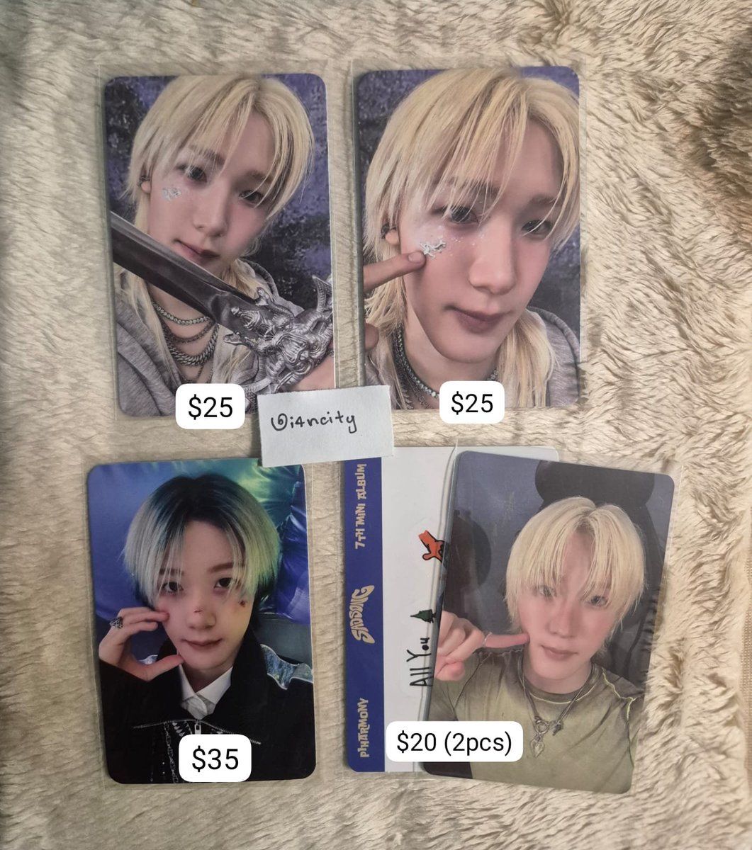 johdasahi's tweet photo. 🚨DROP DE COLEÇÃO🚨

Photocards P1harmony, One Pact, Nct, Ateez e Xikers

💸 Valores nas Fotos 
✨ não reservo, pagamento na hora
📦 frete não incluso
💌 feedbacks: @i4ncity https://t.co/UbgU4tEcsa