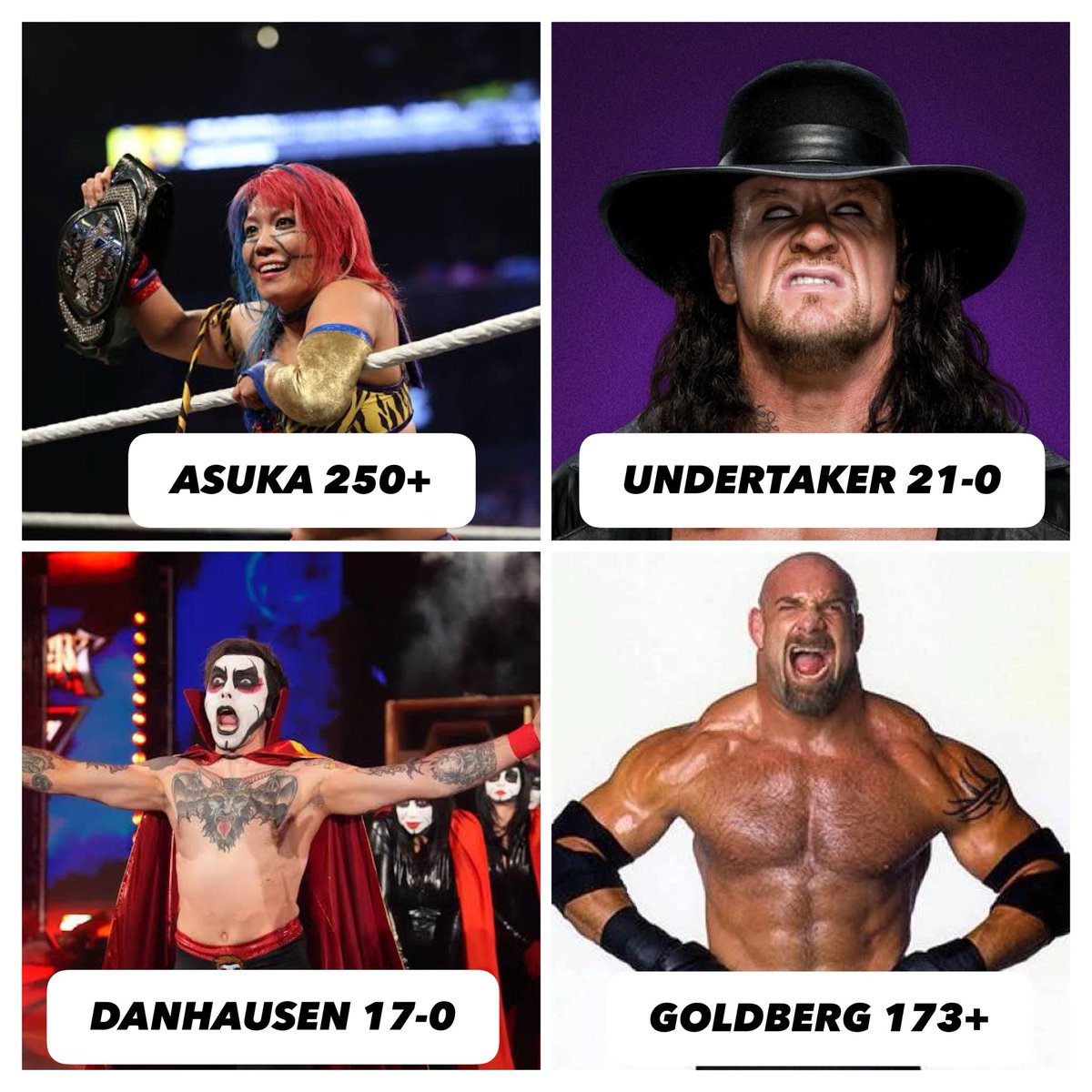 _RK_Oh_No's tweet photo. Which superstar Undefeated streak is so overrated? 🤔 https://t.co/9IOgnbdaUU