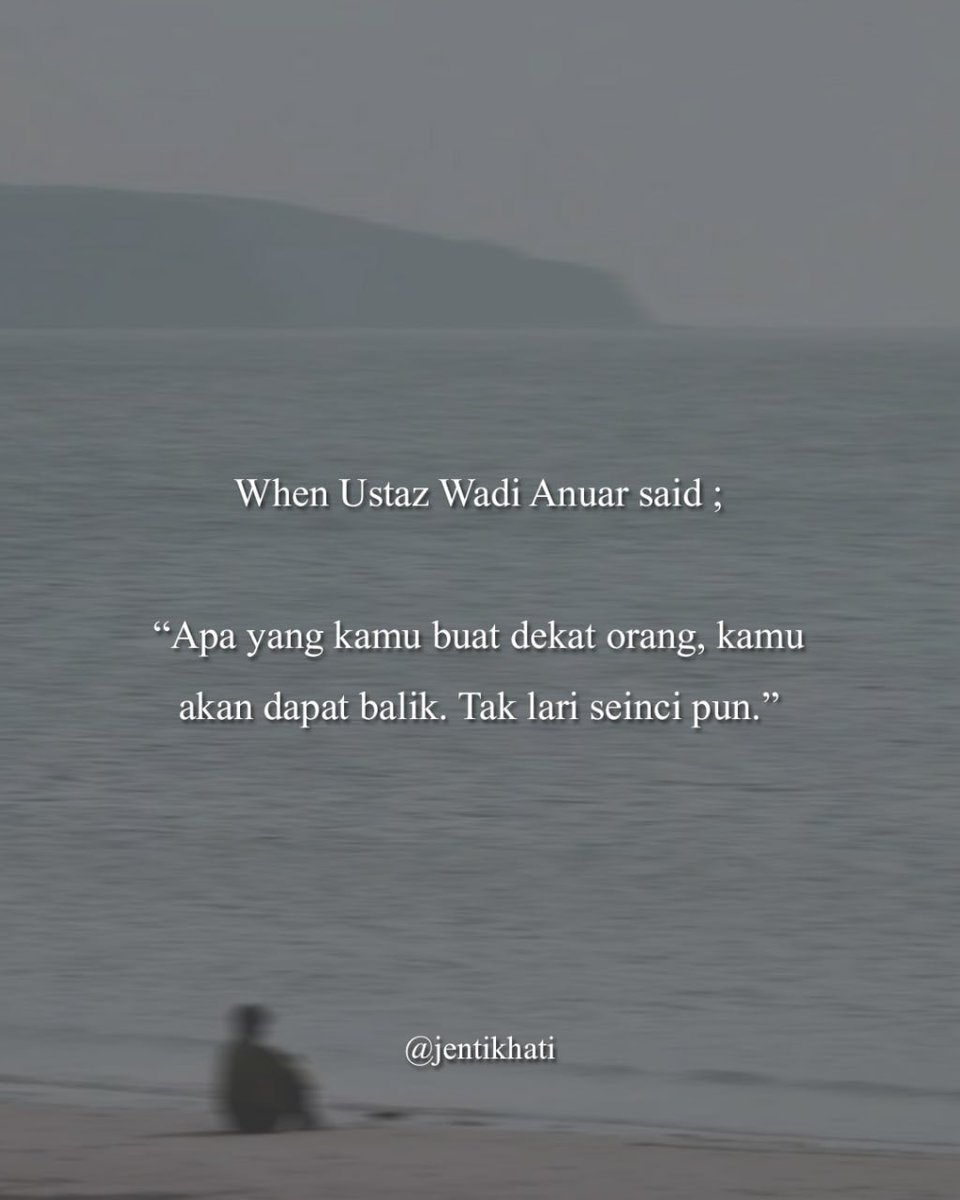 jentikhati's tweet photo. Jangan sampai kita menjadi punca air mata mereka jatuh, lalu nama kita disebut dalam doa yang lahir dari luka. https://t.co/vMpy7AvnwW