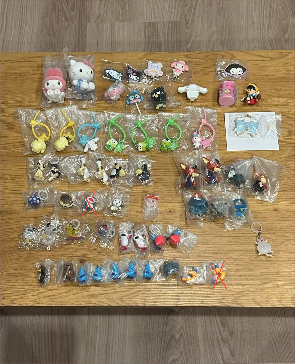 r____nm69's tweet photo. めじるし 食玩 その他 交換先を探しています。
サンリオ ドラえもん スヌーピー ズートピア スンスン ノンタン DAISUKE KONDO おしゅし ウォレスとグルミット ブルーロック しまじろう ケロロ軍曹

譲：画像
求：同種・異種キティ＞ポチャッコ・タキシードサム、ヨッシー他未所持ガチャ＞買取 https://t.co/6Sk6hsgq0c